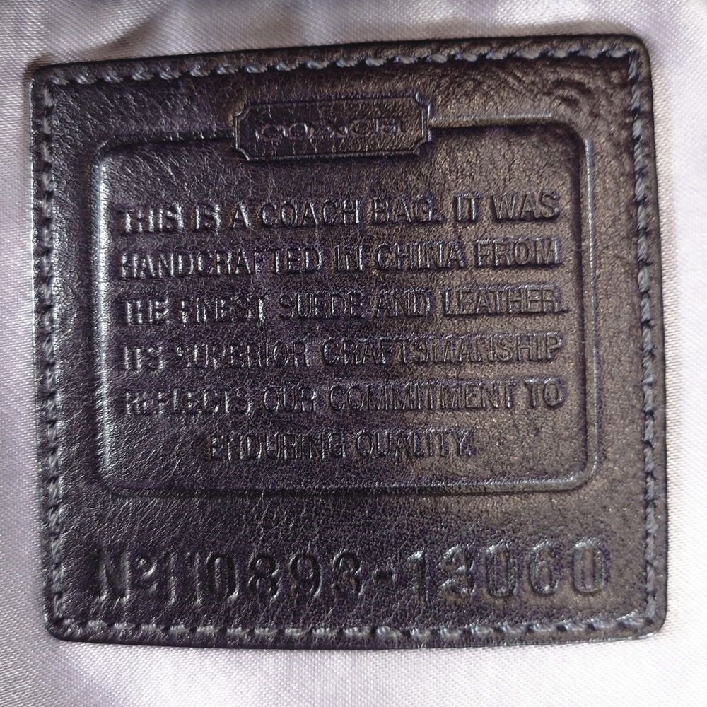 R-A-R-E! COACH LTD ED/XLG/HTF FRINGED LEATHER TOTE. - Picture 12 of 12
